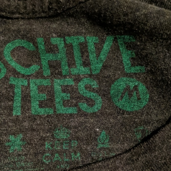 Black and grey marled St Patrick's day tee - Picture 2 of 6